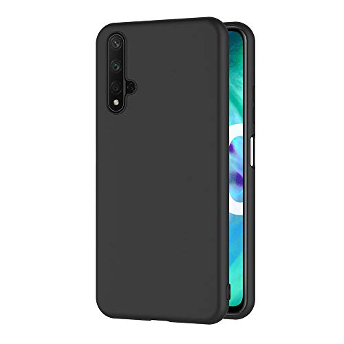 Aicek Cover Compatible Honor 20 Cover Honor 20 Nero Silicone Case Molle Di Tpu Sottile Custodia Per Honor 20 (6.26 Pollici)