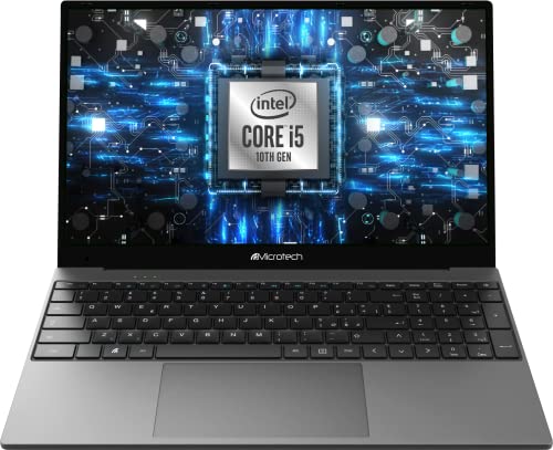 Microtech Pc Portatile Corebook I3, Laptop 15.6 Pollici, Schermo Fhd, Intel Uhd, Intel Core I3-10110U, Ram 8Gb, 512 Gb Ssd, Slot Ssd Espandibile Fino