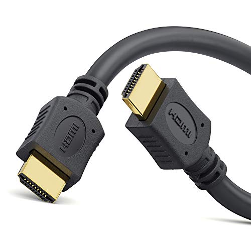 Conecto, Comag, Cavo Hdmi Ad Alta Velocità, Compatibile Con Reti Ethernet (Connettori Dorati, Full Hd, 1080P, 3D)
