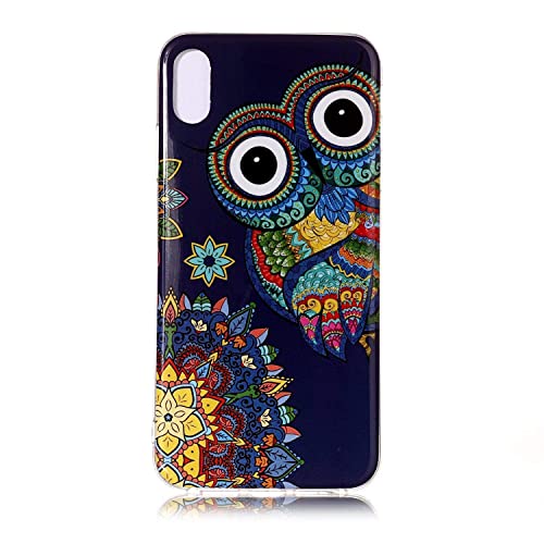 Daskan Luminosa Custodia Per Iphone X/Xs,Fluorescente Colorato Arte Pittura Nottilucente Glow In Dark Cover Antiurto Flessibile Tpu Silicone Custodia 