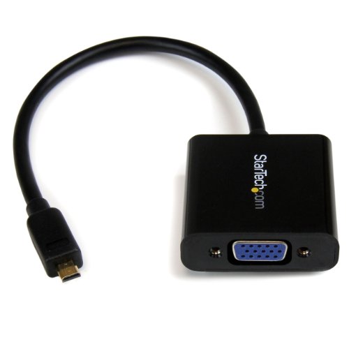 Startech.Com Adatattore Convertitore Micro Hdmi A Vga Per Smartphone/Ultrabook/Tablet, 1920X1080