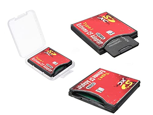 Kalea-Informatique Adattatore Sd Sdhc Sdxc Sd 3.0 A Compact Flash Cf Per Computer O Fotocamere Canon O Nikon