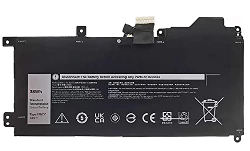 Askc 1Fkcc Laptop Batteria Per Dell Latitude 7200 7210 2-In-1 T04J T04J001 T04J002 Series 09Ntkm 9Ntkm 0D9J00 D9J00 0Kwww4 Kwww4 T5H6P 7.6V 38Wh 4750M