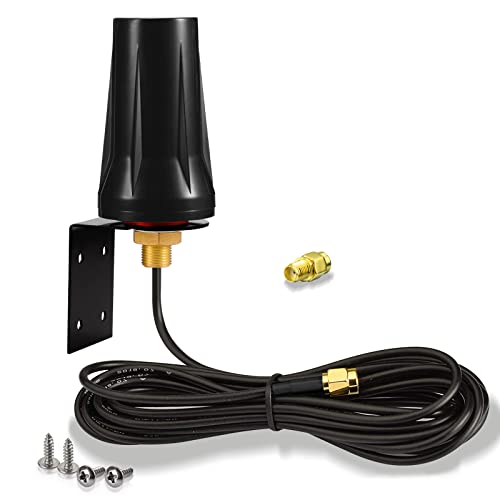 Bingfu Antenna 4G Lte Esterna 5Dbi Sma Maschio Impermeabile Montaggio A Parete Con 3M Cavo Per 4G Lte Router Cellulare Gateway Modem Foto Trappola Per