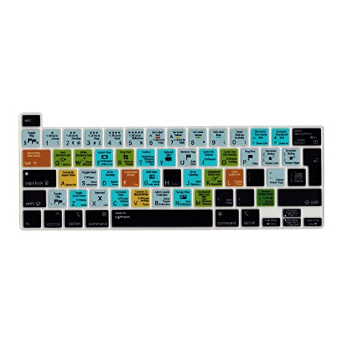 Mingfi Lightroom Scorciatoie Silicone Coperchio Della Tastiera Per Macbook Pro 16" M1 (2019+) Modello A2141 Macbook Pro 13" (2020+) Modello A2338 A228