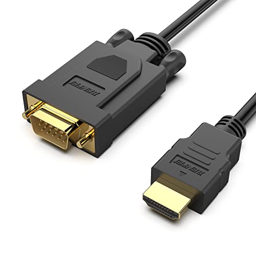 Benfei Cavo Hdmi A Vga 1080P 1,8M, Unidirezionale Cavo Hdmi Sorgente A Monitor/Tv Vga, Compatibile Con Laptop Pc Monitor Proiettore Hdtv Raspberry Pi