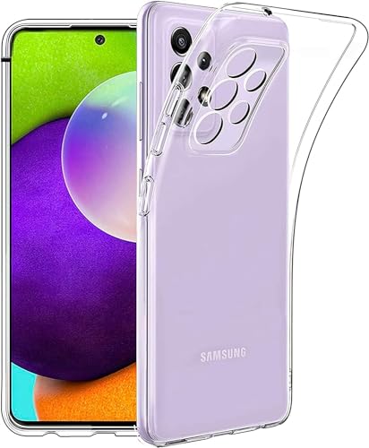 Captor Cover Trasparente Per Samsung Galaxy A53 5G, Custodia Tpu In Silicone Flessibile Morbida E Sottile, Alta Qualità Con Bordo Rialzato Per Schermo