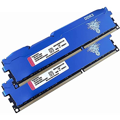 Ddr3 16Gb Kit (2X8Gb) Desktop Ram 1600Mhz Pc3-12800 Dimm Non-Ecc Unbuffered 1.5V 2Rx8 Dual Rank 240 Pin Cl11 Pc Computer Memory Udimm Componenti Memor