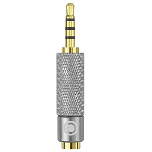 Geekria Apollo 3.5Mm Male To 2.5Mm Female Stereo Audio Jack Adapter, 3.5Mm (1/8 Inch) To 2.5Mm, Male To Female Plug Adapter Gold Plated