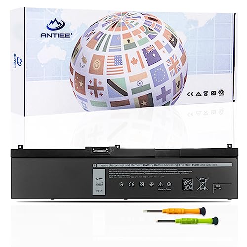 Antiee 97Wh Nyfjh Laptop Batteria Replacement Per Dell Precision 7530 7730 7540 7740 P74F P74F001 P74F002 P34E P34E001 P34E002 Series Gw0K9 0Wnrc 0Nyf