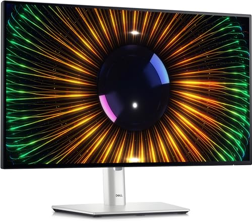 Dell U2424H Ultrasharp 24" Full Hd (1920X1080) Monitor, 120Hz, Ips, 5Ms, 100% Srgb, 2X Usb-C, 2X Displayport, Hdmi, 3X Usb, 3 Anni Di Garanzia, Argent
