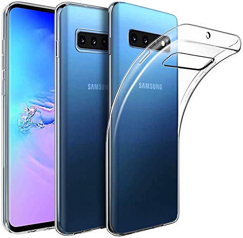Captor Cover Trasparente Per Samsung Galaxy S10, Custodia Tpu In Silicone Flessibile Morbida E Sottile, Protezione Con Bordo Rialzato Per Schermo E Fo