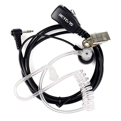 Retevis T001 Cuffie Walkie Talkie 1 Pin 2.5 Mm Auricolare Compatibile Con Ricetrasmittenti Rt45 Motorola Tlkr Radio Auriculares T6200C T5800 T7200 Cob