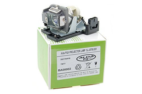 Alda Pq-Premium, Lampada Proiettore Compatibile Con 5J.J0705.001 Per Benq Hp3325, Mp670, W600, W600+ Proiettori, Lampada Con Modulo