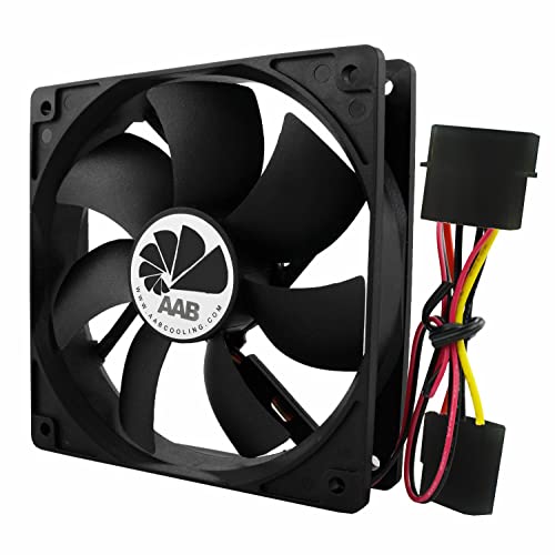 Aabcooling Fan 12 - Una Economico Ed Efficiente 120Mm Ventola Pc, Ventola Alimentatore Pc, Ventilatore Per Computer, Ventola Aspirazione, 12Cm, 4 Pin,