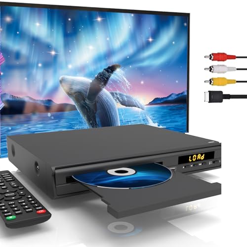 Maite Lettore Dvd, Multiregione Per Tv, Connessione Hdmi Av/Ingresso Usb/Ingresso Mikrofon, Supporto Sistema Ntsc/Pal, Telecomando Hd Con Tutte Le Reg