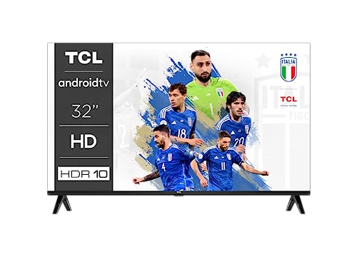 Tcl 32S5400Af – Serie S5400Af Android Tv 32" Full Hd Con Hdr E Micro Dimming – Compatibile Con Google Assistant, Chromecast E Google Home, Design Senz