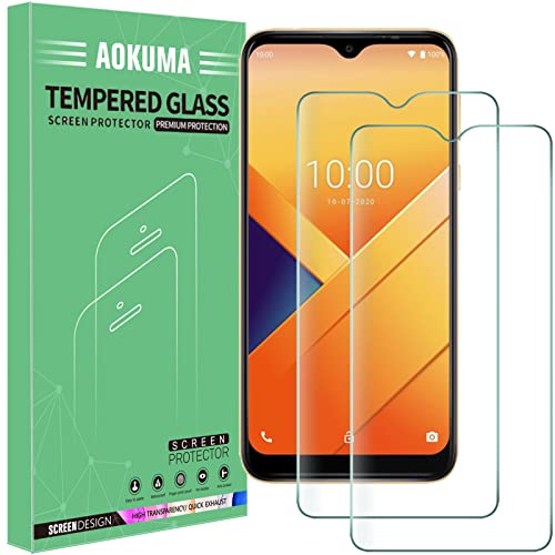 Aokuma Vetro Temperato Wiko Y81, [2 Pezzi] Pellicola Protettiva Wiko Y81 Vetro Temperato Antiurto Antigraffio E Anti-Impronta, Durezza 9H, Compatibile