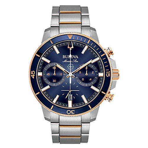 Bulova Orologio Analogico-Digitale Al Quarzo Uomo Con Cinturino In Acciaio Inossidabile 98B301