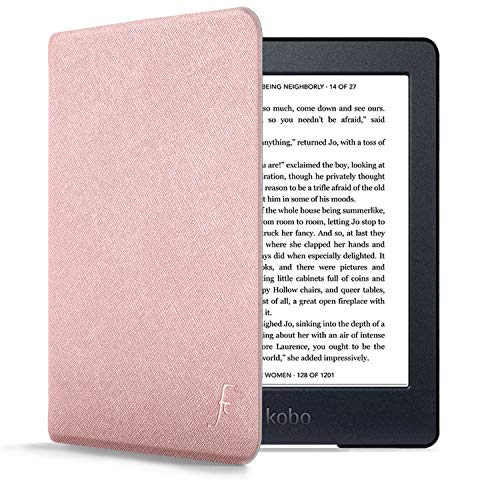 Forefront Cases Cover Per Kobo Nia – Leggera Custodia Kobo Nia - Oro Rosa – Protettiva, Sottile E Leggero Kobo Nia Cover Con Funzione Auto Sleep Wake,
