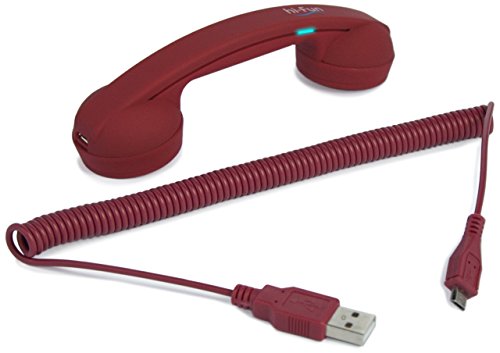 Hi-Fun Hi-Ring Mini Cornetta Vintage Bluetooth, Rosso