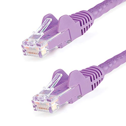 Startech.Com Cavo Ethernet Cat 6 Utp Da 1.5 M - Cavo Di Rete Gigabit Antigrovigio 24 Awg - Viola (N6Patc150Cmpl)