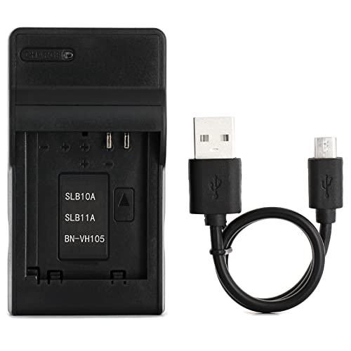 Slb-10A Usb Caricatore Per Samsung P800, Pl50, Pl51, Pl55, Pl57, Pl60, Pl65, Pl70, Sl420, Sl502, Sl620, Sl720, Sl820, Wb150, Wb151, Wb2100, Wb500, Wb5