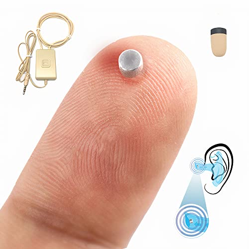 Pingaoculto Auricolari Spia Per Esami Nano Mini Auricolare Invisibile Nascosto Per Cellulare Con Microfono - Micro Cuffie Invisibili Piccolo Orecchio