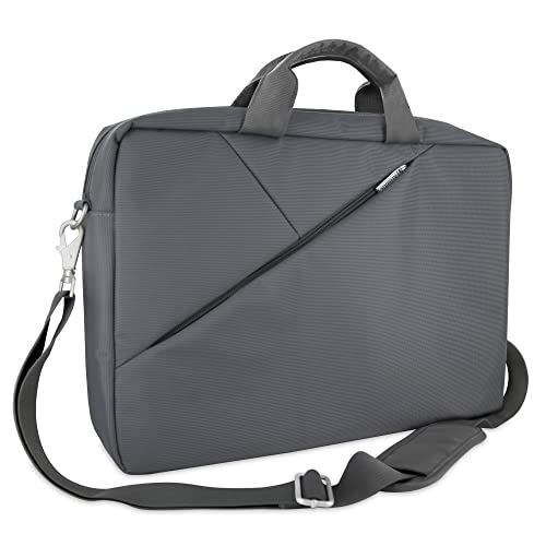 Atlantis Borsa Notebook 15.6" Pollici A Tracolla Modello L77, Imbottitura Interna, Vano Porta Documenti, Tasca Esterna Per Accessori, Fascia Per Aggan