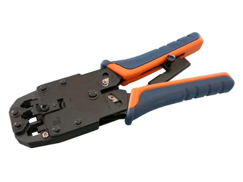 Kalea-Informatique Pinza A Crimpare Per Spine Rj45 / 8P8C - Rj12 / 6P6C - Rj11 / 6P4C - Rj09 / 4P4C / Con Cuscino