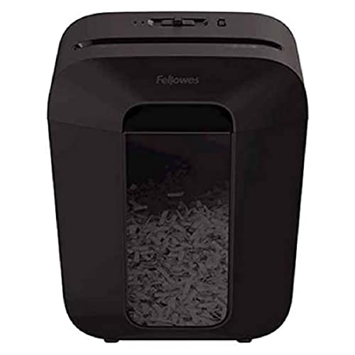 Fellowes S0230026 Trituratore Di Carta Micro Taglio Lx45, 17 L, 4 X 37 Mm, 8 Fogli, Nero