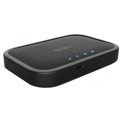 Alcatel Mw12Vk Link Zone Mobile Black Modem Router Wifi 4G Lte Cat 12 (600/100Mbps) Max 32 Utenti