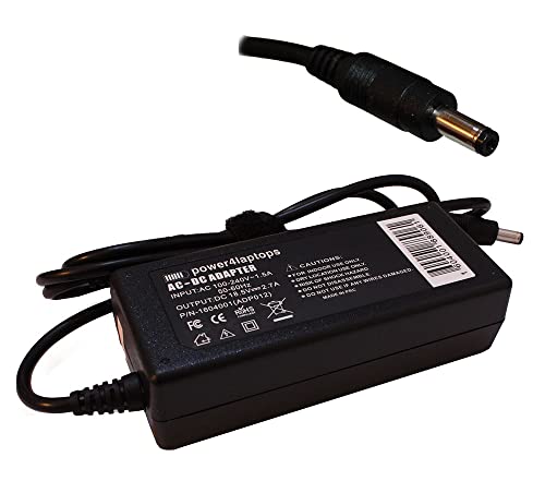 Power4Laptops Adattatore Alimentatore Per Portatile Caricabatterie Compatibile Con Pc Specialist 14 Inch Initia