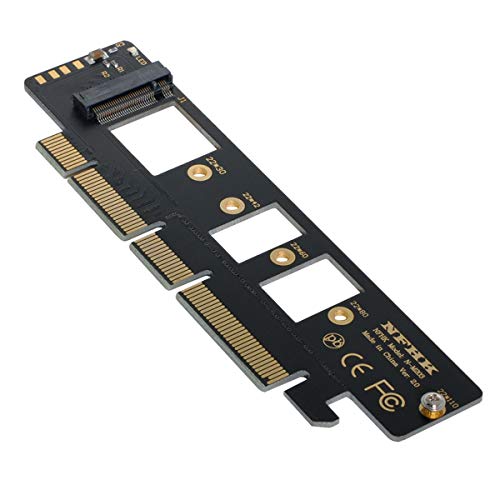 Xiwai Ngff M.2 M-Key Nvme Ahci Ssd A Pci-E 3.0 16X 4X Adattatore Per Ssd Da 110Mm 80Mm