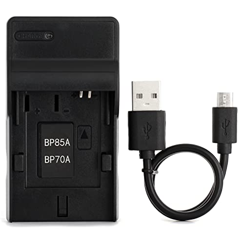 Slb-70A Usb Caricatore Per Samsung Aq100, Dv100, Dv101, Dv150F, Dv90, Es80, Es90, Es95, Sl605, Pl120, Tl105, Tl110, Tl205, Wb30F, Wp10 Fotocamera E Al