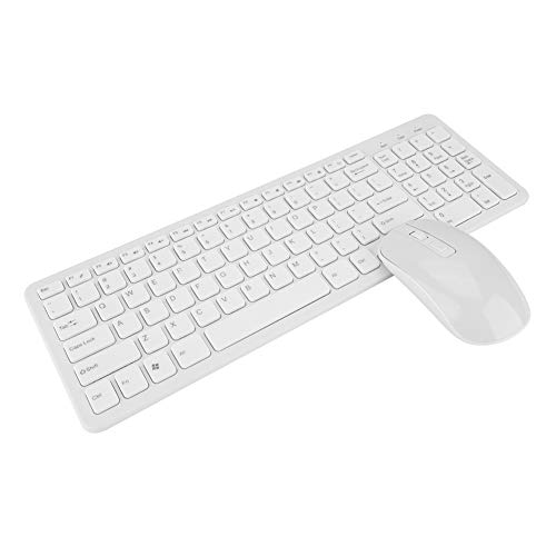 Combo Tastiera E Mouse Wireless, Set Tastiera E Mouse Wireless Multifunzione 2.4G Alta Sensibilità Nessun Ritardo Per Windows 7/8/10 / Xp/Vosta Ecc, N