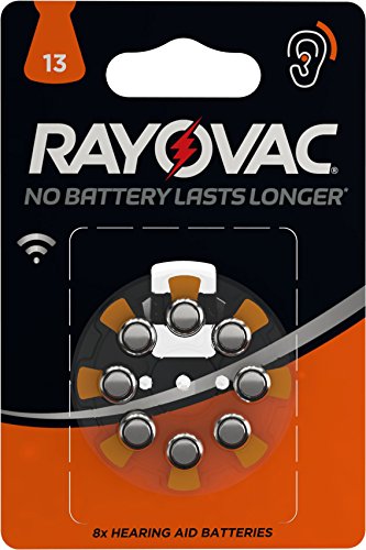 Varta Rayovac 4610745418 Batterie Acustiche 13, Zinco/Aria, Senza Mercurio