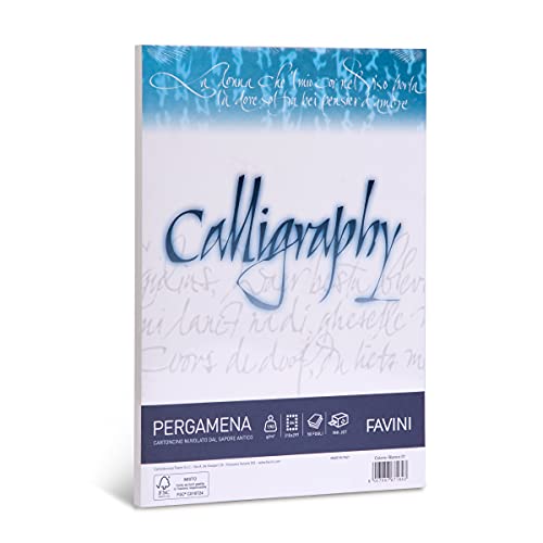 Favini Pergamena Calligraphy A4 (210×297 Mm) Bianco Carta Inkjet