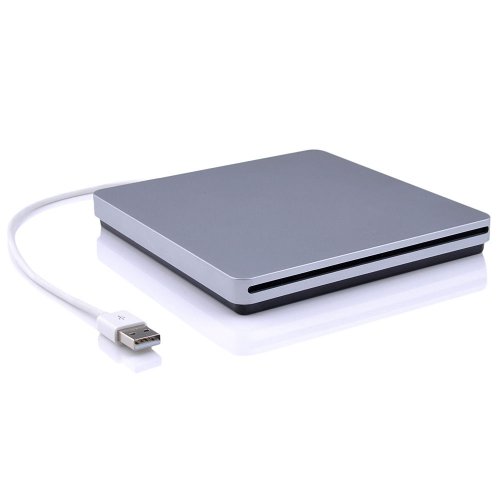 Cybernova Masterizzatore E Lettore Esterno Cd-Rw Dvd-Rw, Slim Slot Usb, Compatibile Per Apple Macbook Air Pro