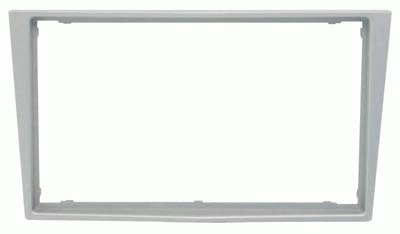 Ph 3/354 Mascherina Con Foro Doppio Din Colore Argento Compatibile Con Opel/Renault/Suzuki