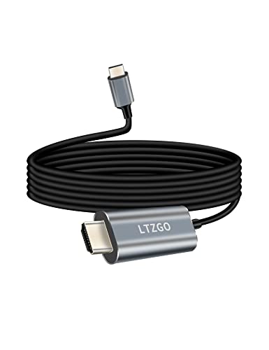 Cavo Adattatore Da Usb C A Hdmi 4K, 180Cm Tipo C (Thunderbolt 3) A Hdmi Tutto-Maschio,Hdr Per Surface, Macbook, Imac, Ipad, Dell, Hp, Lenovo,Chromeboo