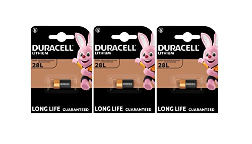 3X Duracell 28L A544 2Cr11108 Con Litio (3 Blister Da 1 Batteria) 3 Pile