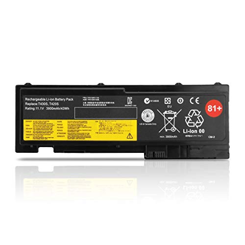 K Kyuer 43Wh 81+ 45N1036 45N1037 42T4844 42T4845 Batteria Per Lenovo Thinkpad T420S T420Si T430S T430Si 4171 4172 4174 4175 2352 2353 2354 2355 2356 2
