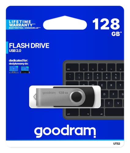 Goodram Twister-Chiavetta Usb Da 128 Gb, Nero