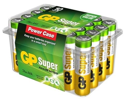 Gp - 24A Lr03 Aaa Powercase (24-Pack) - Long-Lasting Alkaline Batteries