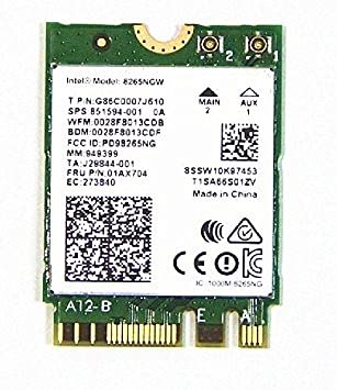 Intel Dual Band Wireless-Ac 8265