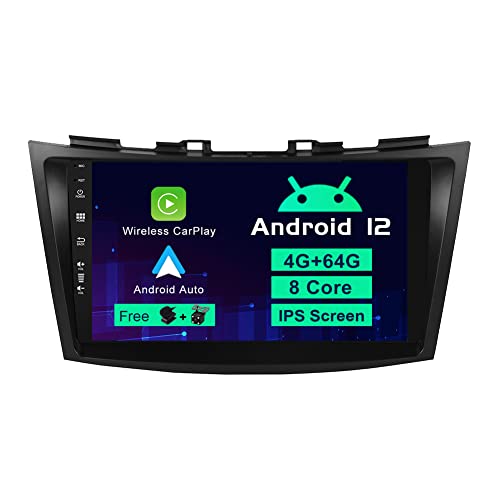 Sxauto Android 13 Ips Autoradio Per Suzuki Swift/Ertiga (2011-2017) - [4G+64G] - Senza Fili Carplay & Android Auto - Telecamera + Mic - Dsp Dab Fast-B