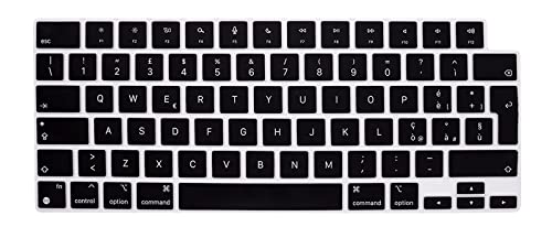 Digi-Tatoo Italia Layout Protezione Tastiera Ultrasottile Compatibile Per New Macbook Air 15/Air 13(A3114 A3113 A2681 A2991),Pro 14/Pro 16 (A2918 A299