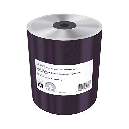 Mediarange Dvd+R 4.7Gb|120Min 16X Speed, Silver, Unprinted/Blank, Shrink 100