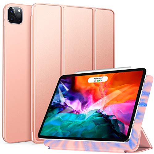 Ztotopcase Custodia Per Ipad Pro 12.9 2020/2021/2022 (4° /5° /6°Generazione), Con Supporto Magnetico Ultra Sottile E Leggero, Con Funzione Di Spegnime